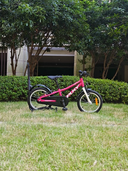 PUKY YOUKE 16 Kids Bike – Pink rental bike